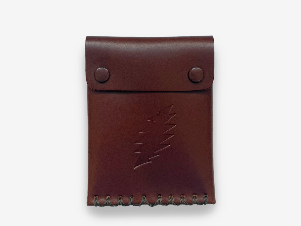 No. 092-GD Card Case with Snaps Bolt, Hickory