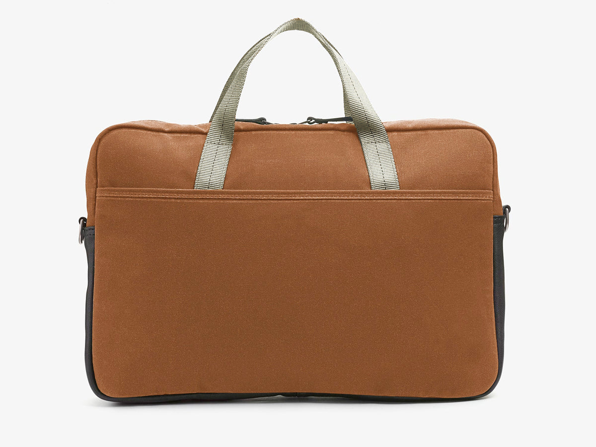 No. 508 Standard Issue Slim Briefcase, Brush Brown