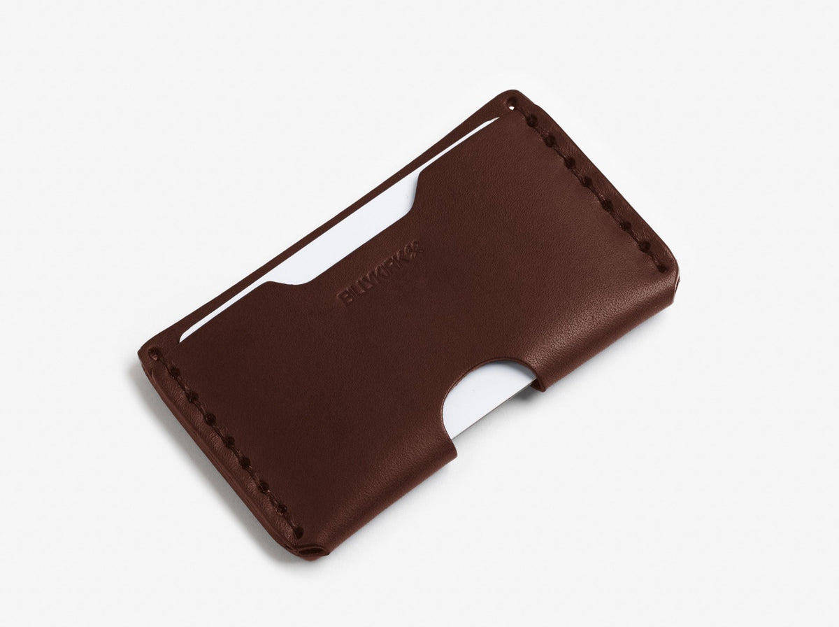 No. 397 Slim Card Case, Hickory