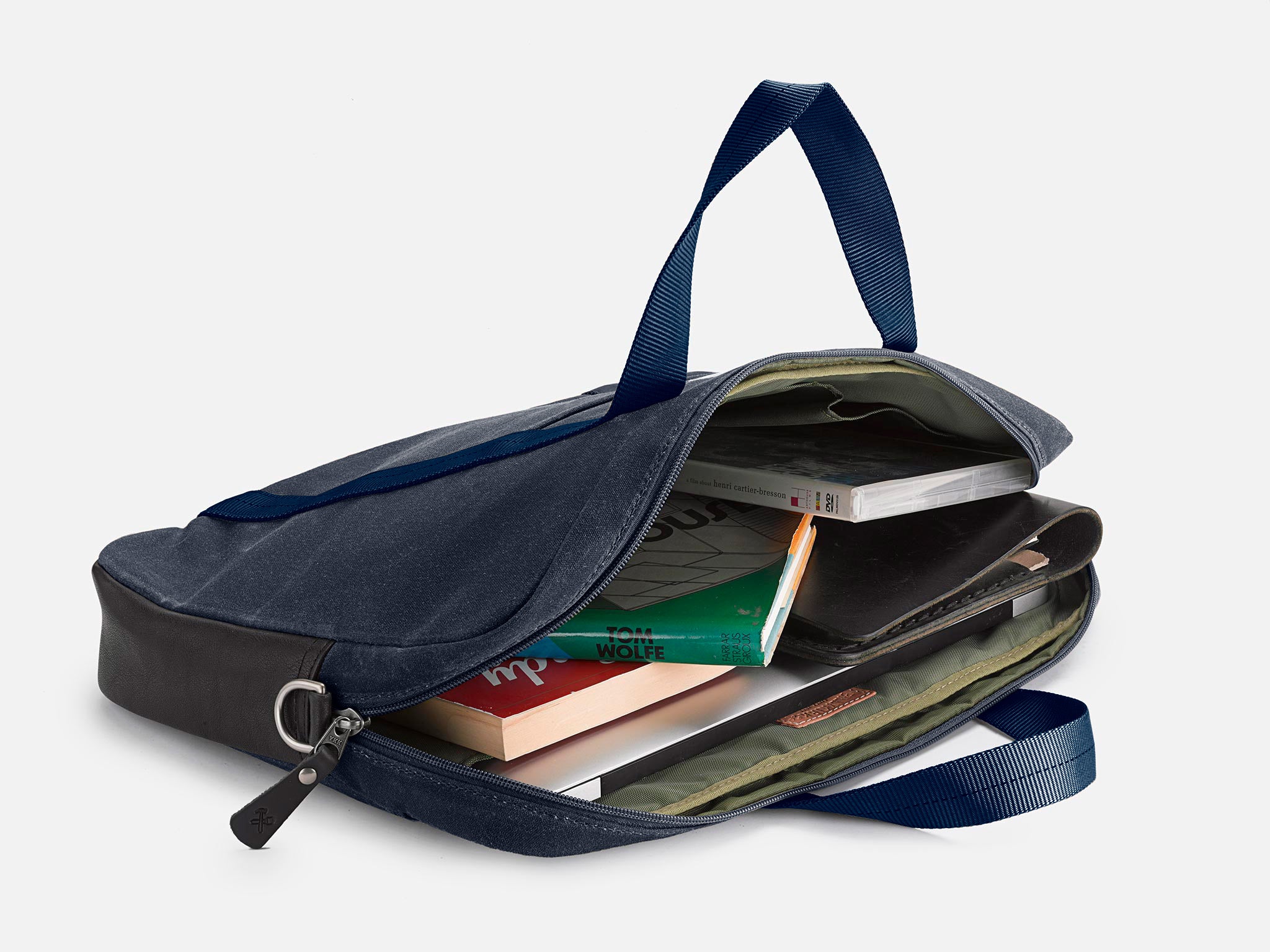 No. 508 Standard Issue Slim Briefcase, Navy