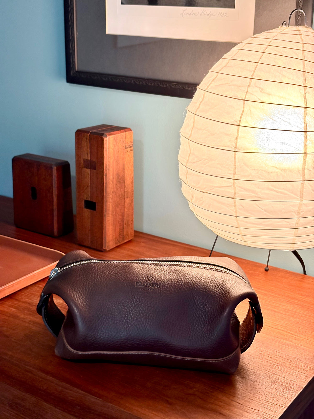 No. 644 Carryall Toiletry Bag, Brown