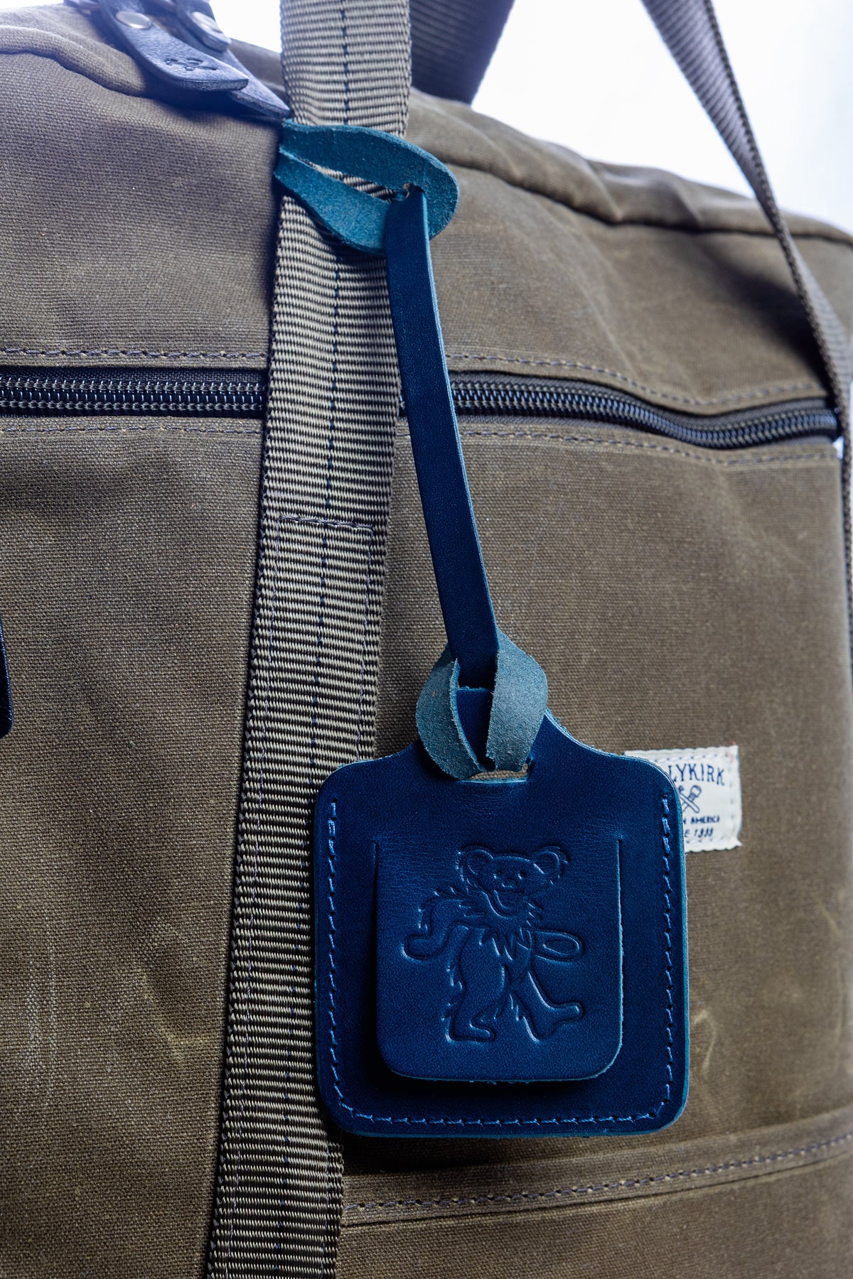 No. 645-GD Luggage Tag Bear, Navy