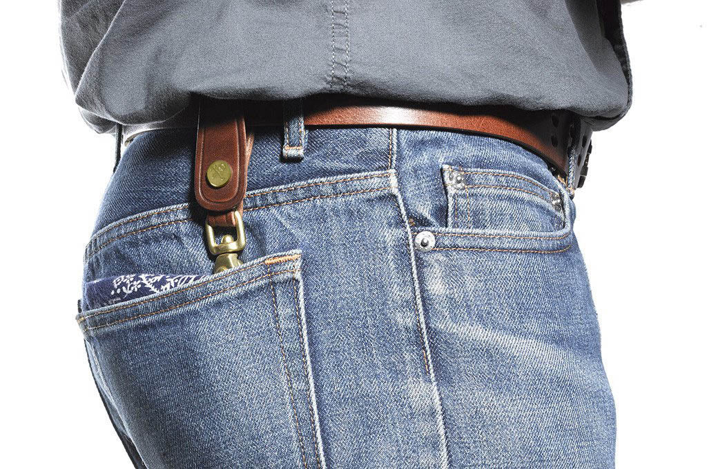 No. 240 Trucker Key Fob, Tan