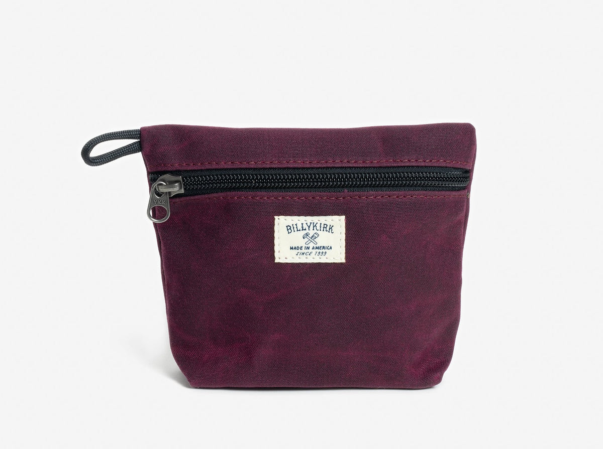 No. 302 Standard Issue Cable Pouch, Cranberry